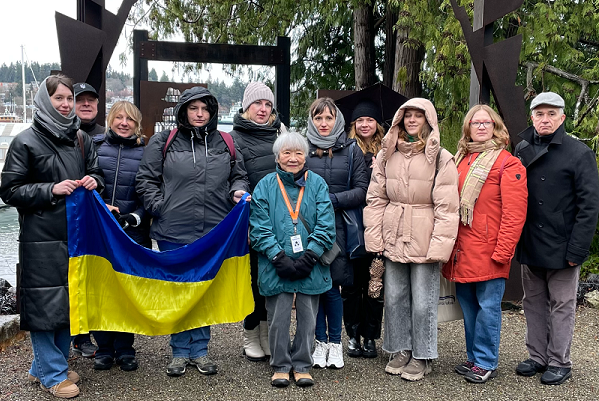 Ukrainian Museologists Tour the Memorial